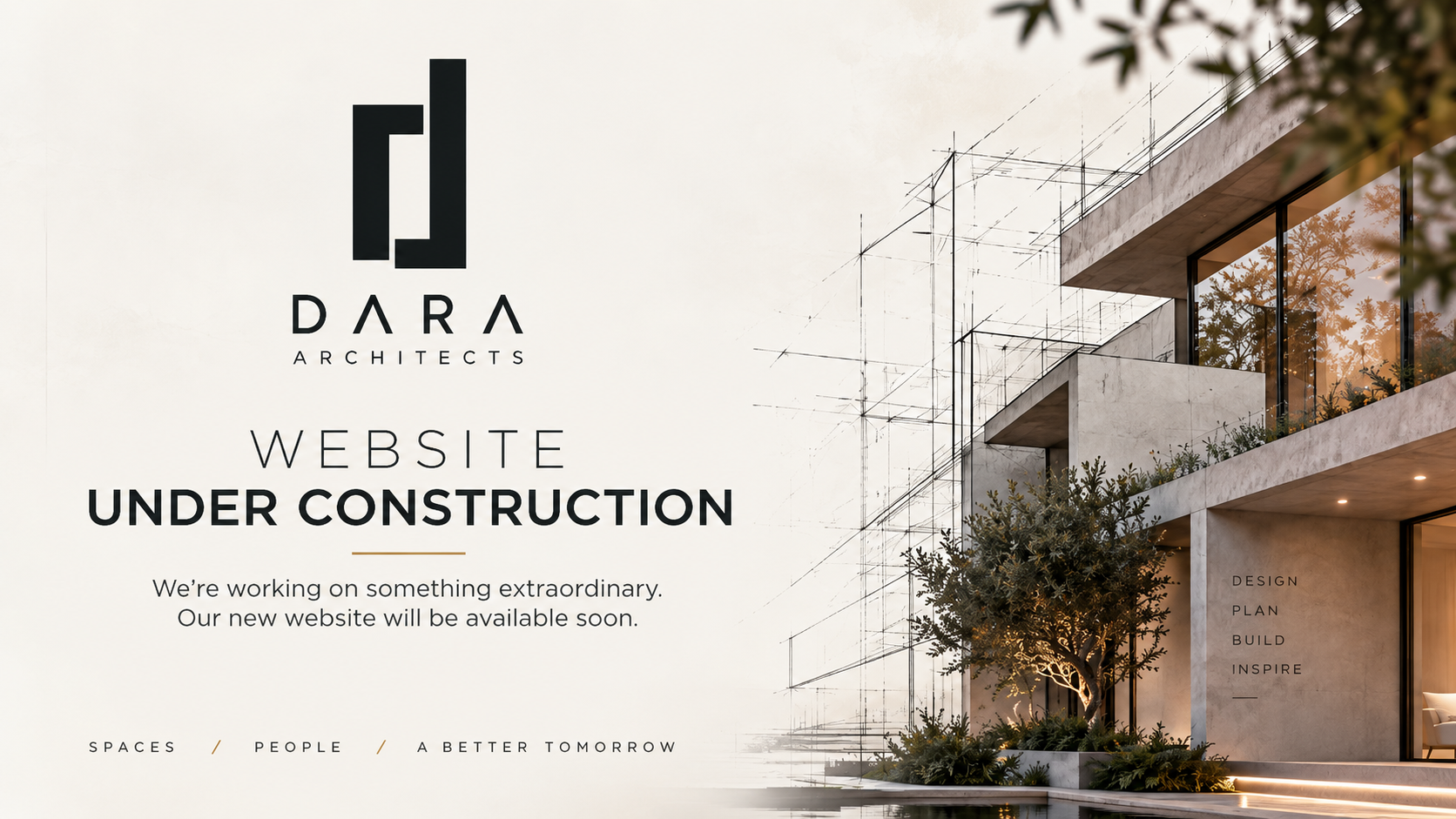DARA Architects - Website Under Construction
