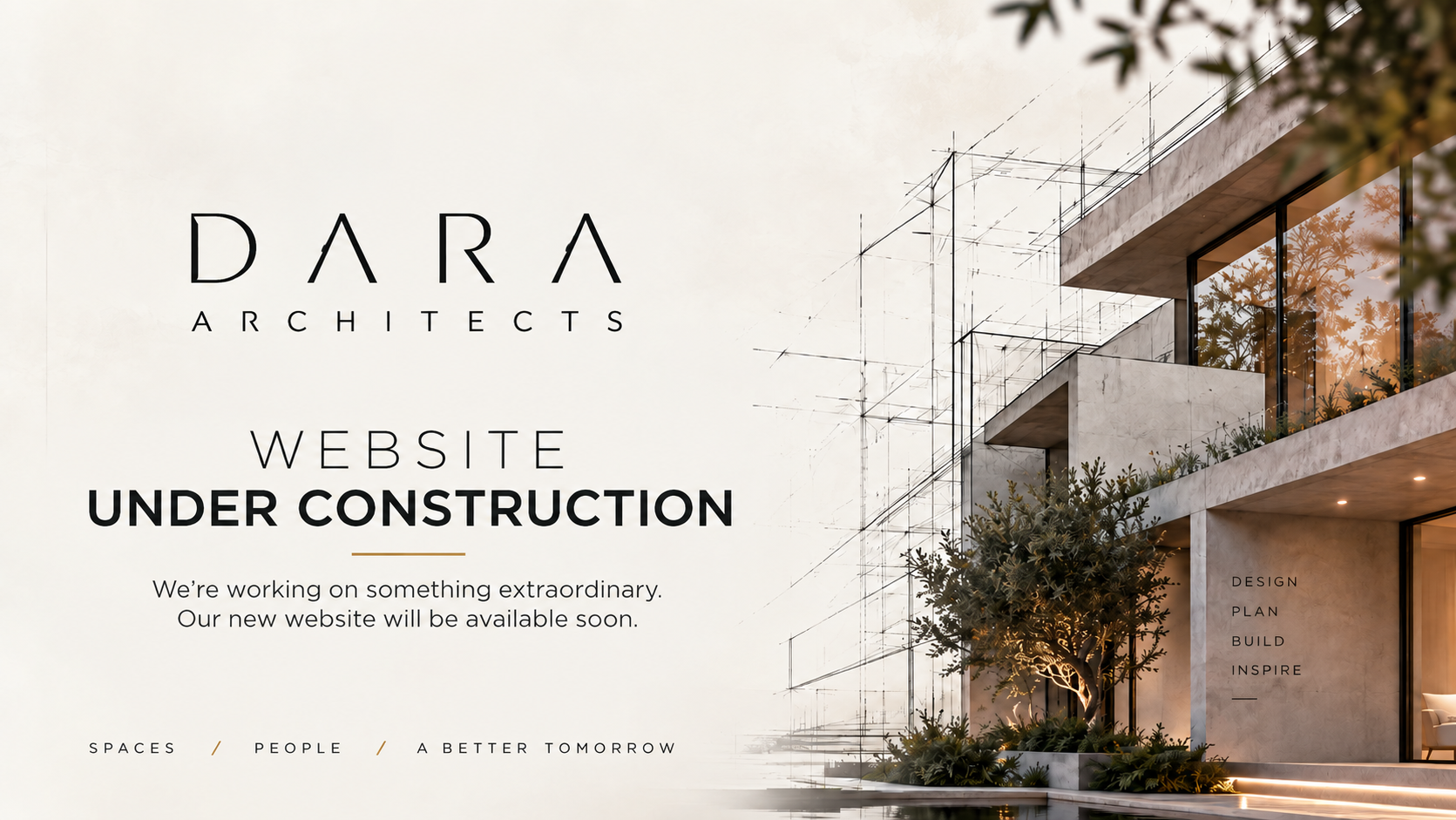 DARA Architects - Website Under Construction